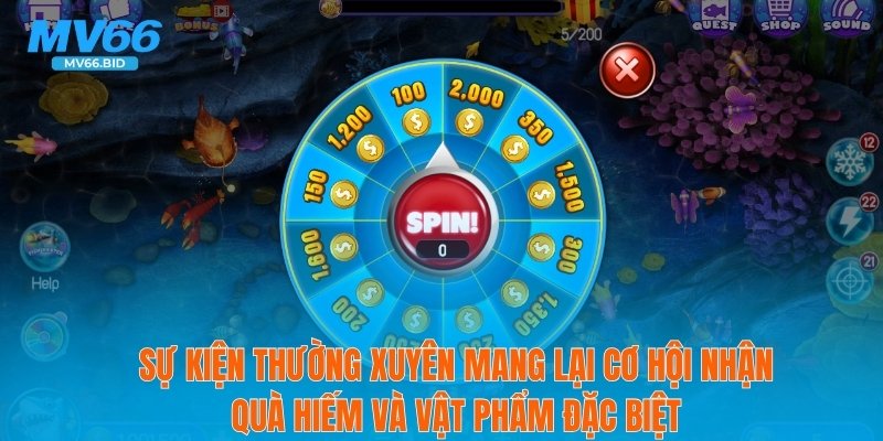 Sự kiện thường xuyên mang lại cơ hội nhận quà hiếm và vật phẩm đặc biệt