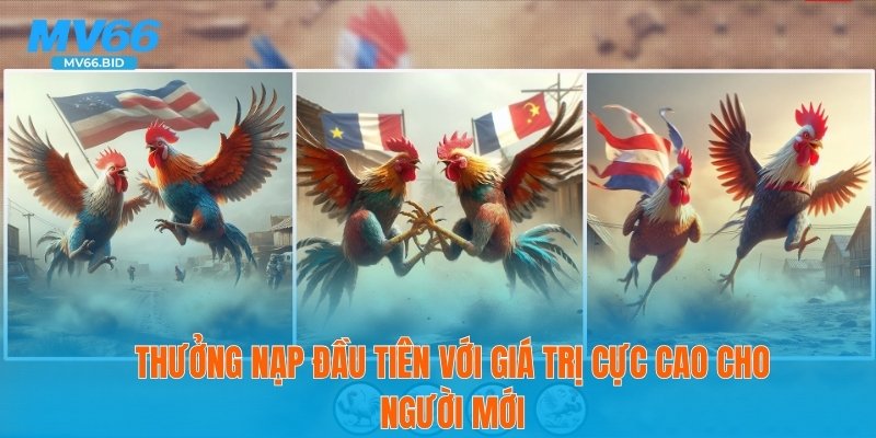 Thưởng nạp đầu tiên với giá trị cực cao cho người mới