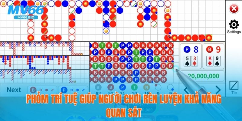 Phỏm trí tuệ giúp người chơi rèn luyện khả năng quan sát