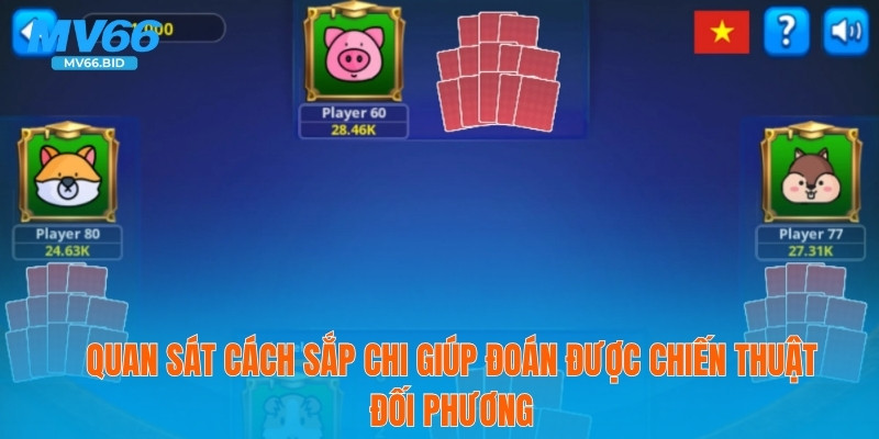 Quan sát cách sắp chi giúp đoán được chiến thuật đối phương